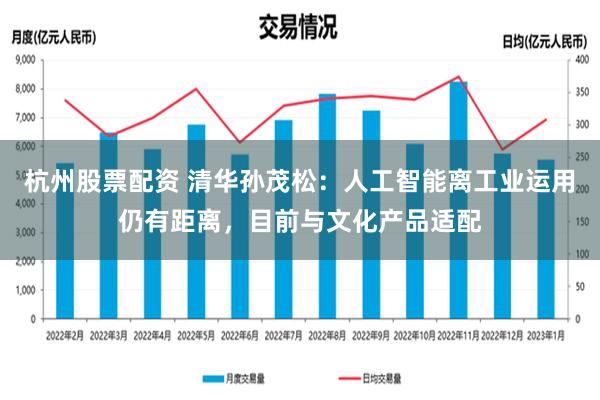 杭州股票配资 清华孙茂松：人工智能离工业运用仍有距离，目前与文化产品适配