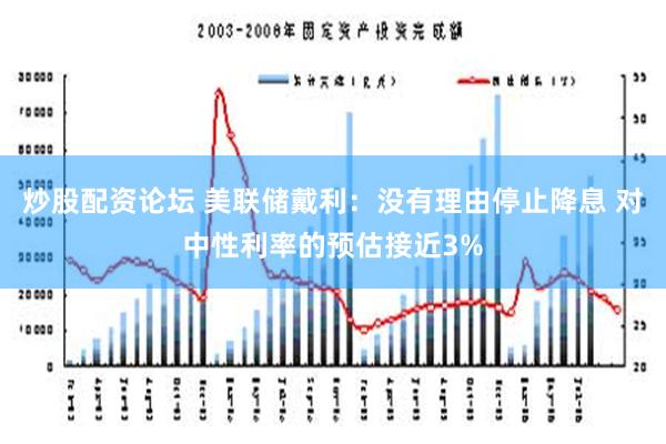 炒股配资论坛 美联储戴利：没有理由停止降息 对中性利率的预估接近3%