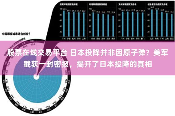 股票在线交易平台 日本投降并非因原子弹？美军截获一封密报，揭开了日本投降的真相